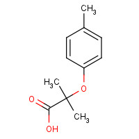 23438-11-1 2-methyl-2-(4-methylphenoxy)propanoic acid chemical structure