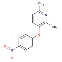 1362703-10-3 2,6-dimethyl-3-(4-nitrophenoxy)pyridine chemical structure