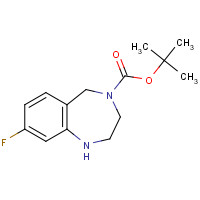 886364-28-9 tert-butyl 8-fluoro-1,2,3,5-tetrahydro-1,4-benzodiazepine-4-carboxylate chemical structure