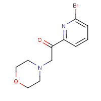 1093879-07-2 1-(6-bromopyridin-2-yl)-2-morpholin-4-ylethanone chemical structure