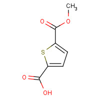 38321-95-8 5-methoxycarbonylthiophene-2-carboxylic acid chemical structure