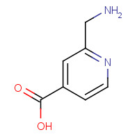 863014-10-2 2-(aminomethyl)pyridine-4-carboxylic acid chemical structure