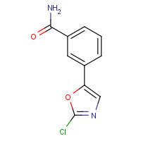 1420466-19-8 3-(2-chloro-1,3-oxazol-5-yl)benzamide chemical structure