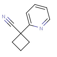 485828-46-4 1-pyridin-2-ylcyclobutane-1-carbonitrile chemical structure