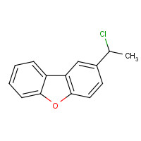 51497-57-5 2-(1-chloroethyl)dibenzofuran chemical structure