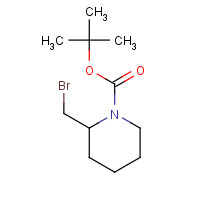 889942-58-9 tert-butyl 2-(bromomethyl)piperidine-1-carboxylate chemical structure