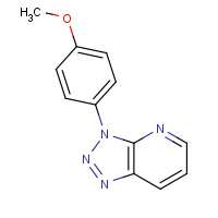 62051-91-6 3-(4-methoxyphenyl)triazolo[4,5-b]pyridine chemical structure