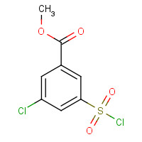 1155083-83-2 methyl 3-chloro-5-chlorosulfonylbenzoate chemical structure