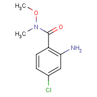 214971-18-3 2-amino-4-chloro-N-methoxy-N-methylbenzamide chemical structure