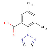 1435479-62-1 3,5-dimethyl-2-(triazol-2-yl)benzoic acid chemical structure