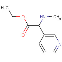 1218330-92-7 ethyl 2-(methylamino)-2-pyridin-3-ylacetate chemical structure