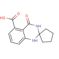 1272756-14-5 4-oxospiro[1,3-dihydroquinazoline-2,1'-cyclopentane]-5-carboxylic acid chemical structure