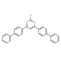 1421599-29-2 2-chloro-4,6-bis(4-phenylphenyl)pyrimidine chemical structure