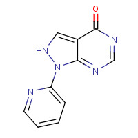 650637-98-2 1-pyridin-2-yl-2H-pyrazolo[3,4-d]pyrimidin-4-one chemical structure