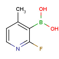 1029654-30-5 (2-fluoro-4-methylpyridin-3-yl)boronic acid chemical structure