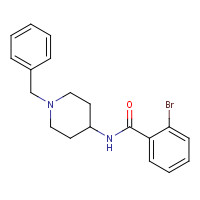 206114-28-5 N-(1-benzylpiperidin-4-yl)-2-bromobenzamide chemical structure