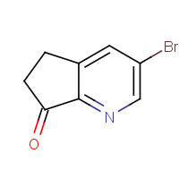 1336955-89-5 3-bromo-5,6-dihydrocyclopenta[b]pyridin-7-one chemical structure