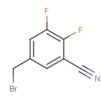 1251459-54-7 5-(bromomethyl)-2,3-difluorobenzonitrile chemical structure