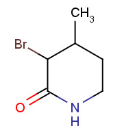 50513-92-3 3-bromo-4-methylpiperidin-2-one chemical structure