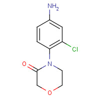 482308-09-8 4-(4-amino-2-chlorophenyl)morpholin-3-one chemical structure