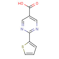 916766-97-7 2-thiophen-2-ylpyrimidine-5-carboxylic acid chemical structure
