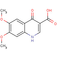 26893-22-1 6,7-dimethoxy-4-oxo-1H-quinoline-3-carboxylic acid chemical structure
