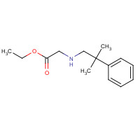 163724-96-7 ethyl 2-[(2-methyl-2-phenylpropyl)amino]acetate chemical structure