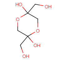 89727-88-8 2,5-bis(hydroxymethyl)-1,4-dioxane-2,5-diol chemical structure