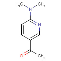 265107-41-3 1-[6-(dimethylamino)pyridin-3-yl]ethanone chemical structure