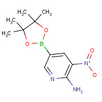 1032758-80-7 3-nitro-5-(4,4,5,5-tetramethyl-1,3,2-dioxaborolan-2-yl)pyridin-2-amine chemical structure