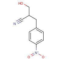 2286-51-3 2-(hydroxymethyl)-3-(4-nitrophenyl)propanenitrile chemical structure