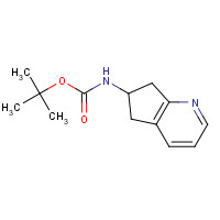 1355328-34-5 tert-butyl N-(6,7-dihydro-5H-cyclopenta[b]pyridin-6-yl)carbamate chemical structure