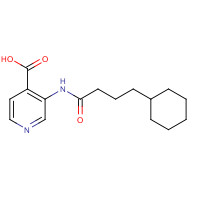 1461602-93-6 3-(4-cyclohexylbutanoylamino)pyridine-4-carboxylic acid chemical structure