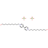214207-81-5 11-[4-[1-(11-hydroxyundecyl)pyridin-1-ium-4-yl]pyridin-1-ium-1-yl]undecan-1-ol;diperchlorate chemical structure