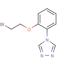 1223748-41-1 4-[2-(2-bromoethoxy)phenyl]-1,2,4-triazole chemical structure