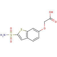 96803-76-8 2-[(2-sulfamoyl-1-benzothiophen-6-yl)oxy]acetic acid chemical structure