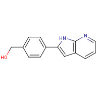 1346526-38-2 [4-(1H-pyrrolo[2,3-b]pyridin-2-yl)phenyl]methanol chemical structure