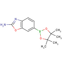 1260091-04-0 6-(4,4,5,5-tetramethyl-1,3,2-dioxaborolan-2-yl)-1,3-benzoxazol-2-amine chemical structure