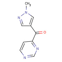 1104233-94-4 (1-methylpyrazol-4-yl)-pyrimidin-4-ylmethanone chemical structure