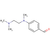 28031-47-2 4-[2-(dimethylamino)ethyl-methylamino]benzaldehyde chemical structure