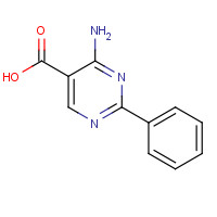 310408-70-9 4-amino-2-phenylpyrimidine-5-carboxylic acid chemical structure