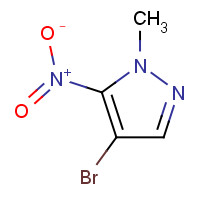 89607-11-4 4-bromo-1-methyl-5-nitropyrazole chemical structure