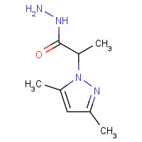 1251929-87-9 2-(3,5-dimethylpyrazol-1-yl)propanehydrazide chemical structure