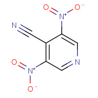 98138-12-6 3,5-dinitropyridine-4-carbonitrile chemical structure