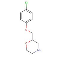 167273-58-7 2-[(4-chlorophenoxy)methyl]morpholine chemical structure