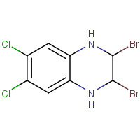 239095-84-2 2,3-dibromo-6,7-dichloro-1,2,3,4-tetrahydroquinoxaline chemical structure