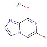 63744-25-2 6-bromo-8-methoxyimidazo[1,2-a]pyrazine chemical structure