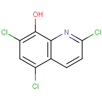 101870-58-0 2,5,7-trichloroquinolin-8-ol chemical structure