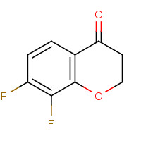 890840-90-1 7,8-difluoro-2,3-dihydrochromen-4-one chemical structure