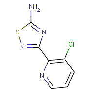 1179362-16-3 3-(3-chloropyridin-2-yl)-1,2,4-thiadiazol-5-amine chemical structure